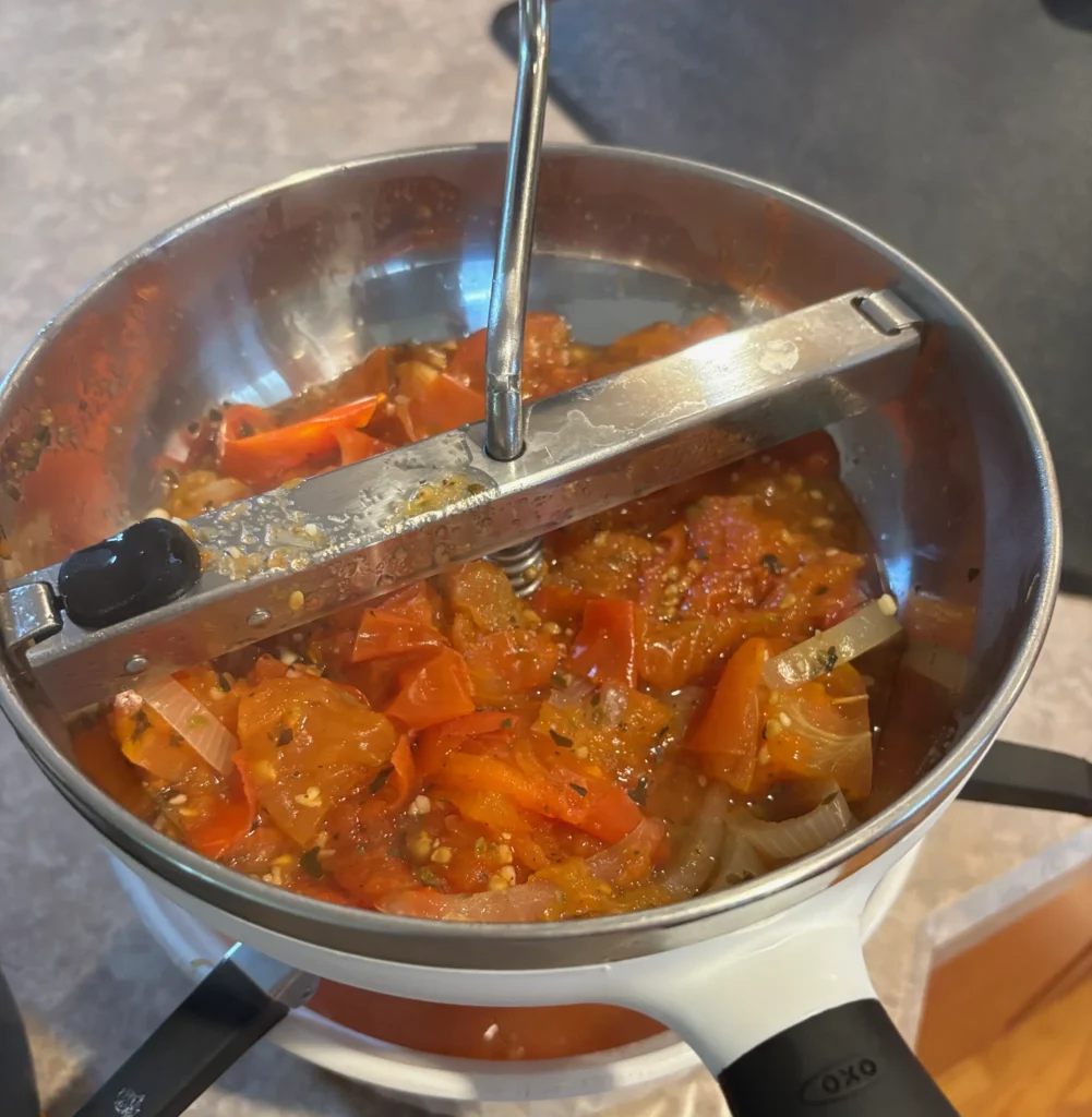 Homemade Pasta Sauce with Meatballs homemade pasta sauce food mill