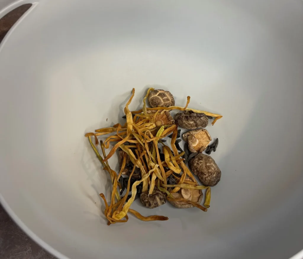 Northern Style Braised Noodle Bowl northern style braised noodle bowl dried ingredients