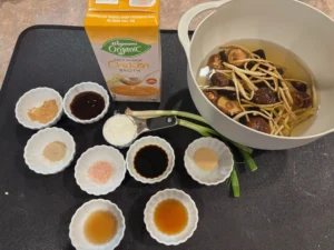 Northern Style Braised Noodle Bowl northern style braised noodle bowl all ingredients
