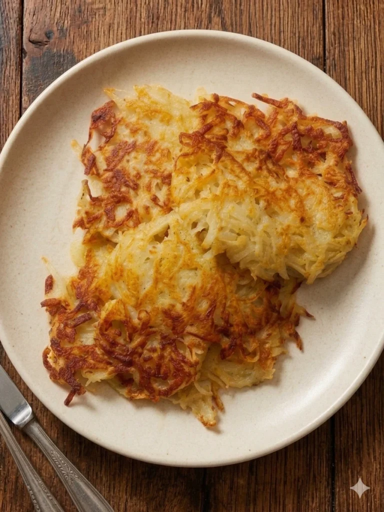 pefectly golden potato pancakes