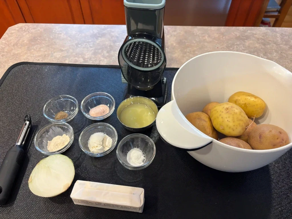 pefectly golden potato pancakes ingredients
