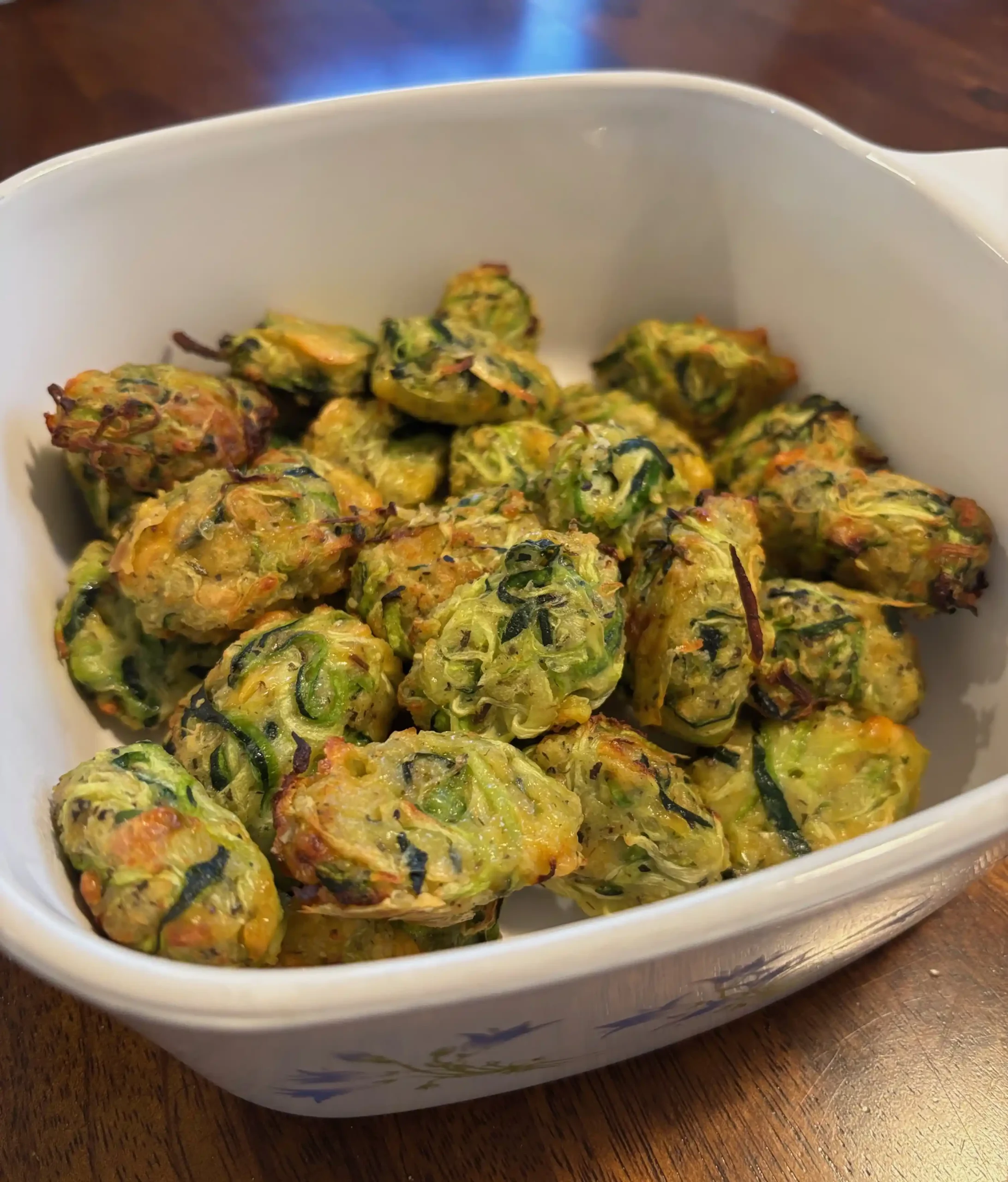air fryer zucchini tots