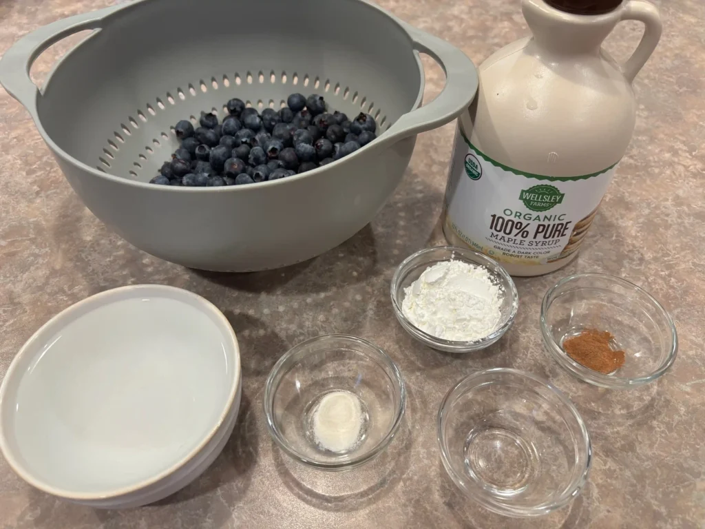 Almond-Maple Spiced Blueberry Sauce blueberry sauce ingredients