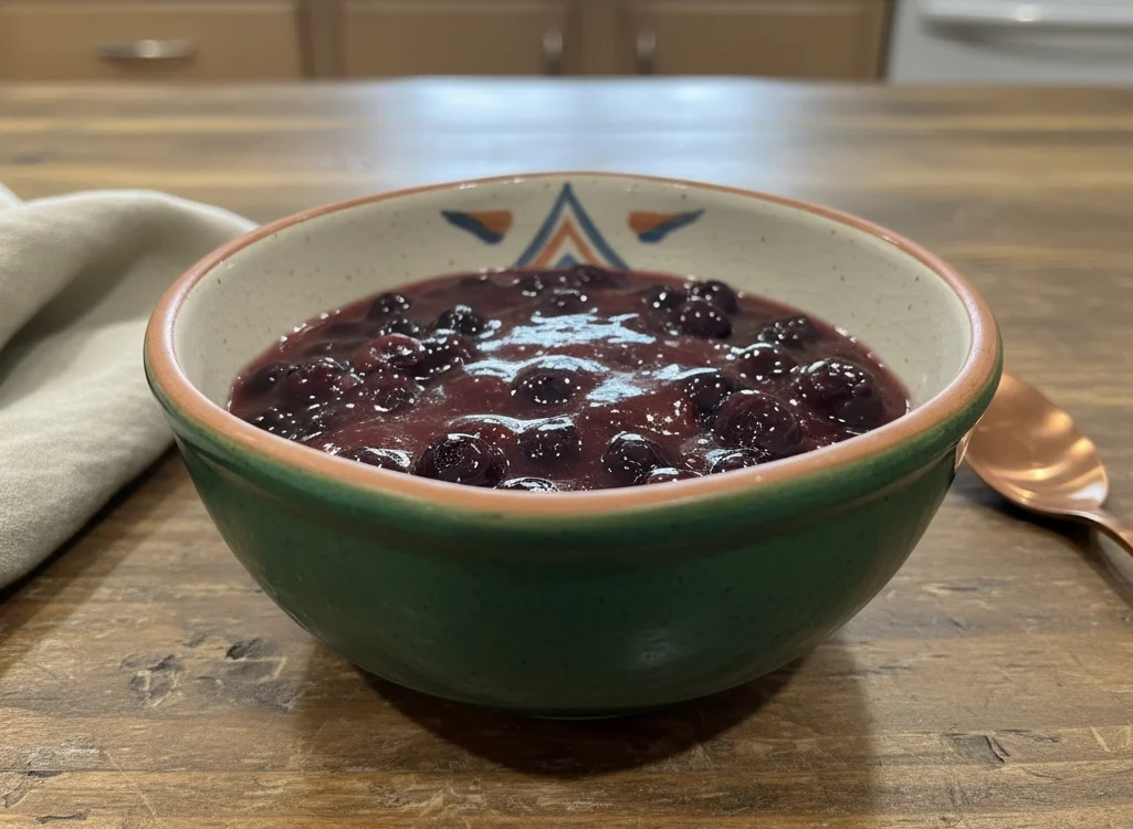 Almond-Maple Spiced Blueberry Sauce blueberry sauce v2
