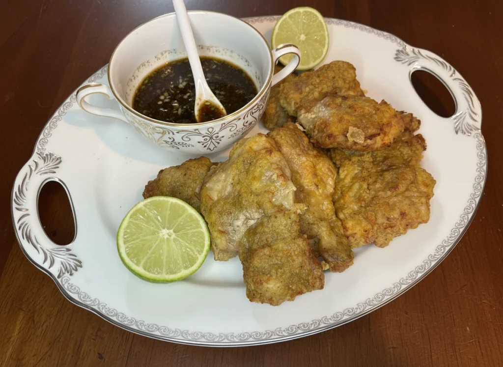 crispy curry marinated chicken thighs with maple ginger glaze