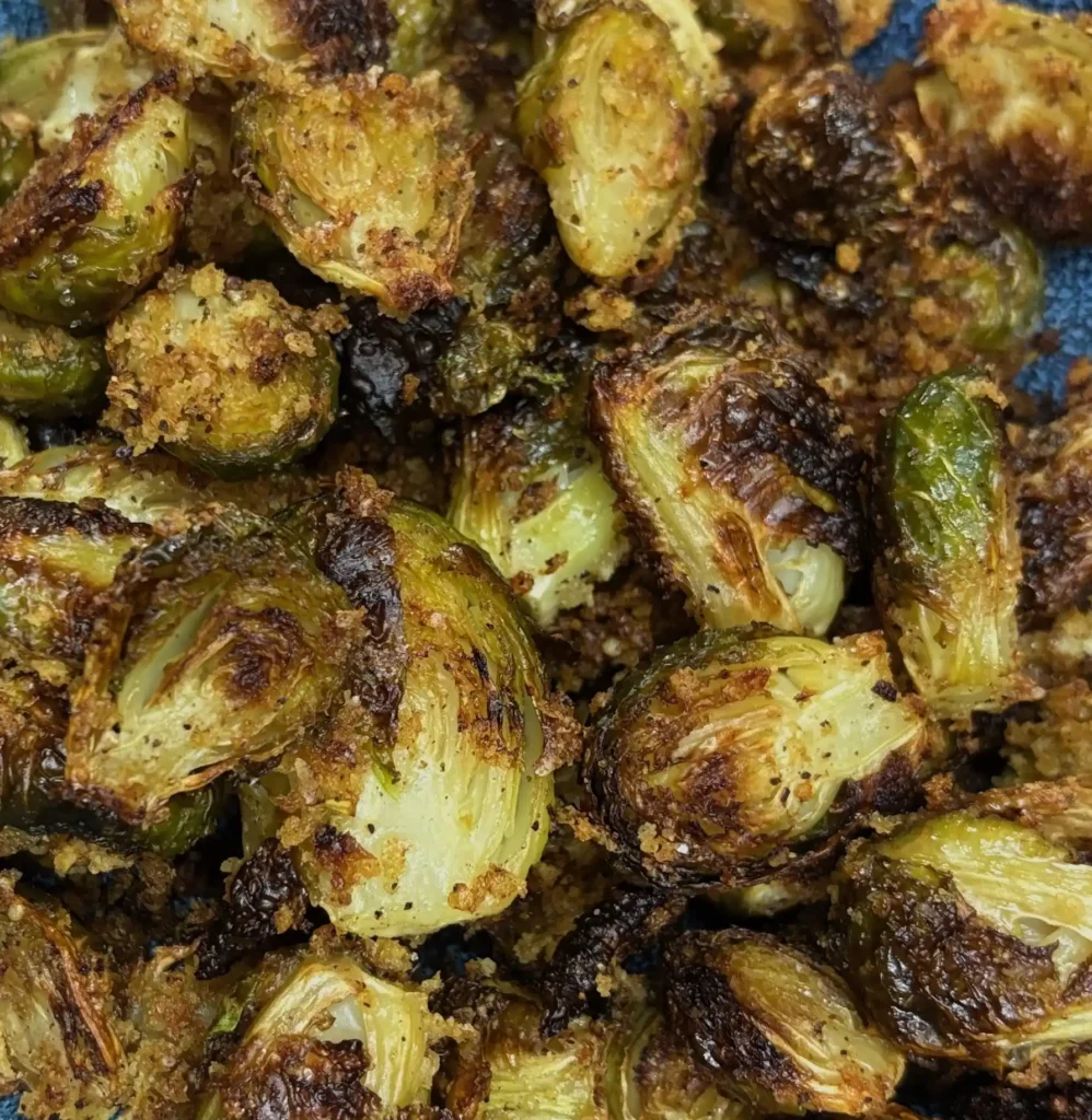garlic parm roasted brussels sproutsv2