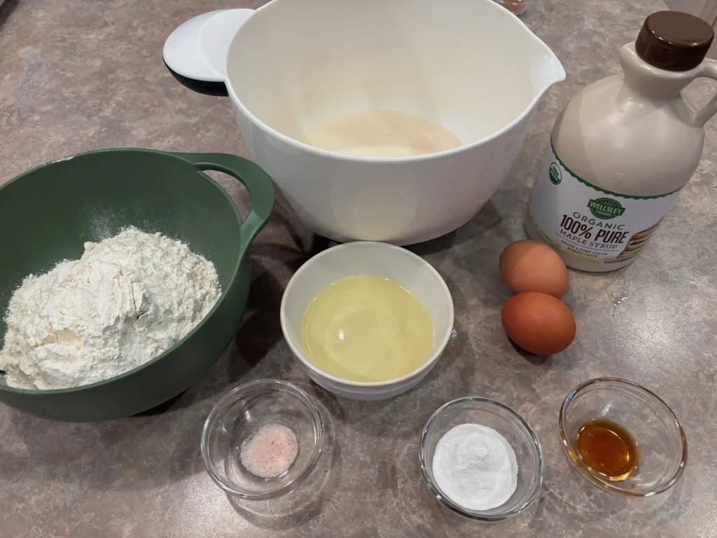 waffle ingredients