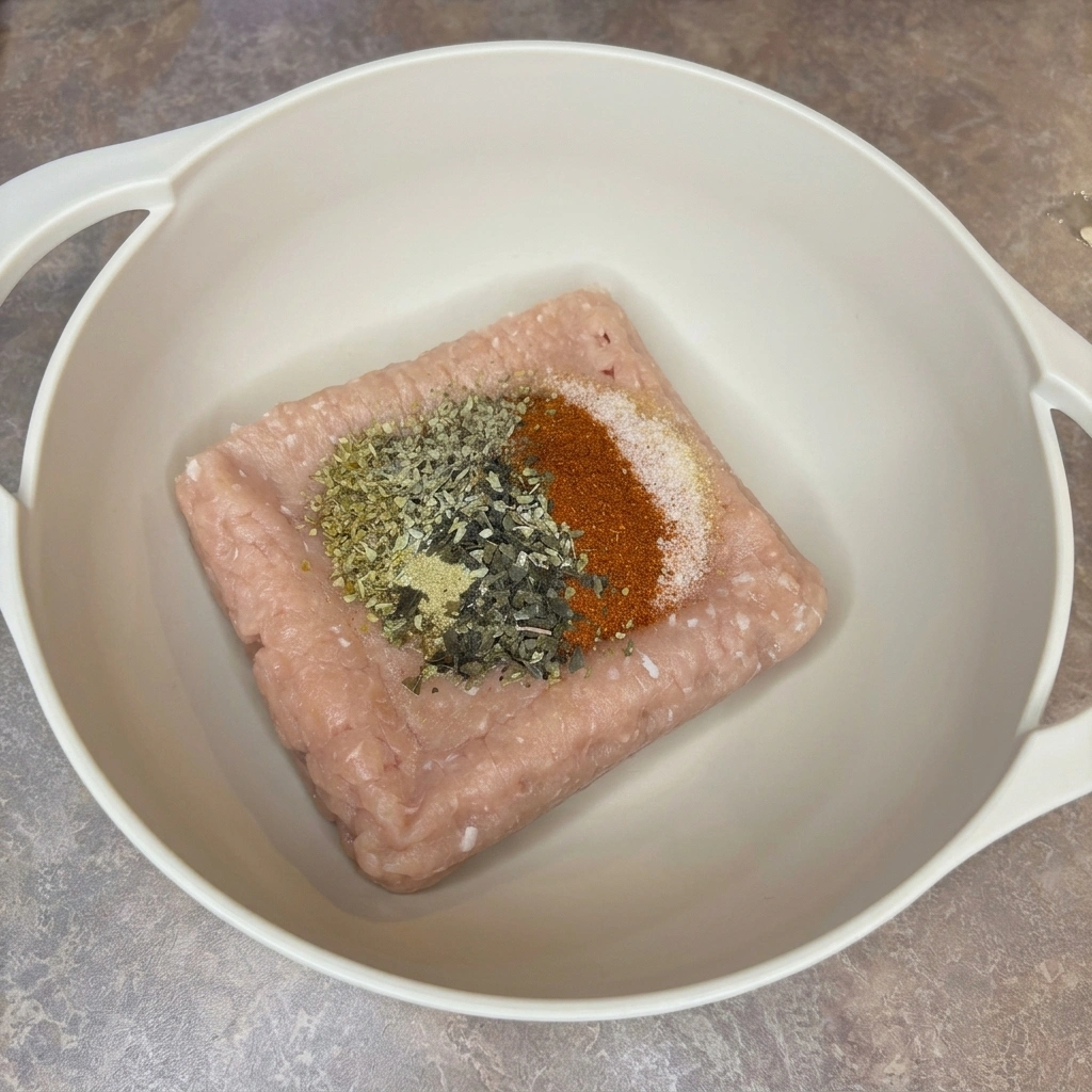 italian style chicken sausage patties ingredients