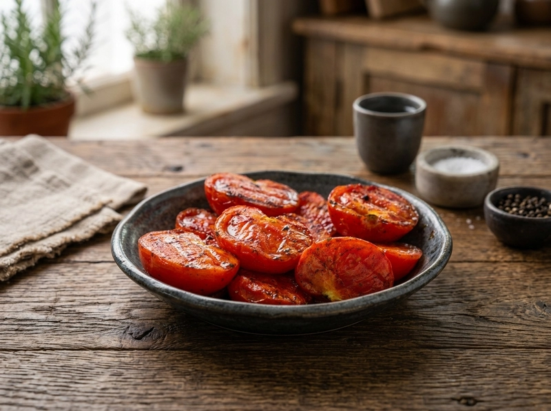 Grilled Italian Tomatoes grilled italian tomatoes close look