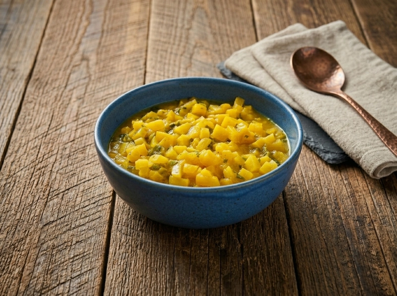 Roasted Jalapeno Clementine Peach Chutney roasted jalapeño clementine peach chutney close look 2