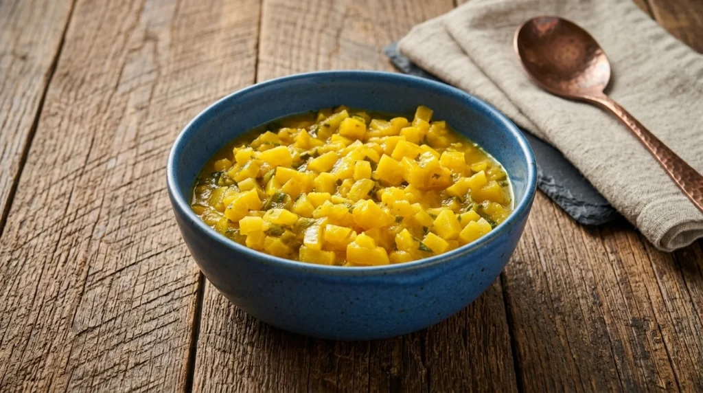 Roasted Jalapeno Clementine Peach Chutney roasted jalapeño clementine peach chutney hero