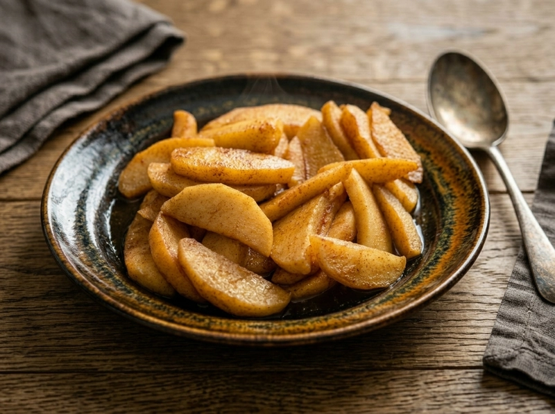Cinnamon Sautéed Honeycrisp Apples cinnamon sautéed honeycrisp apples close look