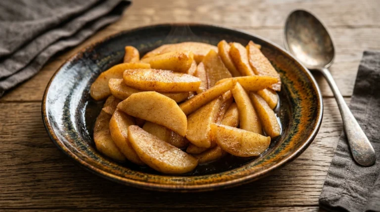 cinnamon sautéed honeycrisp apples hero