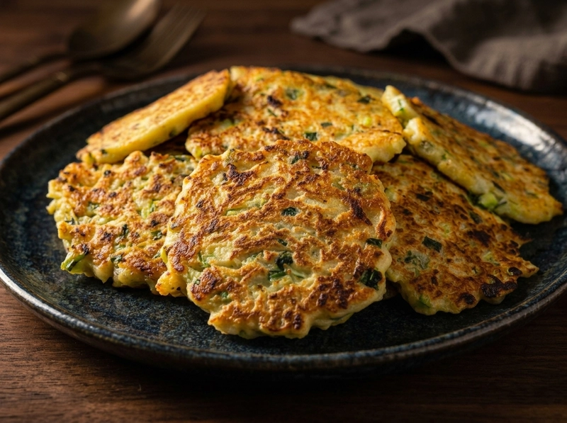 Zucchini Parmesan Mozzarella Patties zucchini parmesan mozzarella patties close look